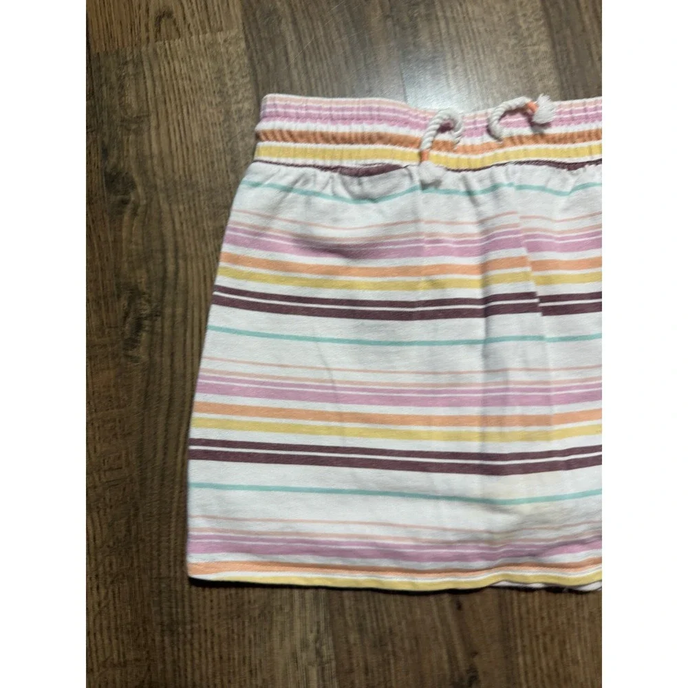 OshKosh B'gosh Skirt Girls 10 Multi-Color Striped Casual Pull-On Excellent